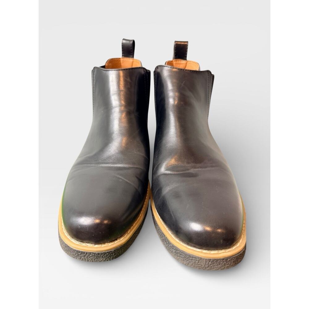 Deer Stags Men's Black Rockland Memory Foam Chelsea Boots‎ Shoes Size 12W
